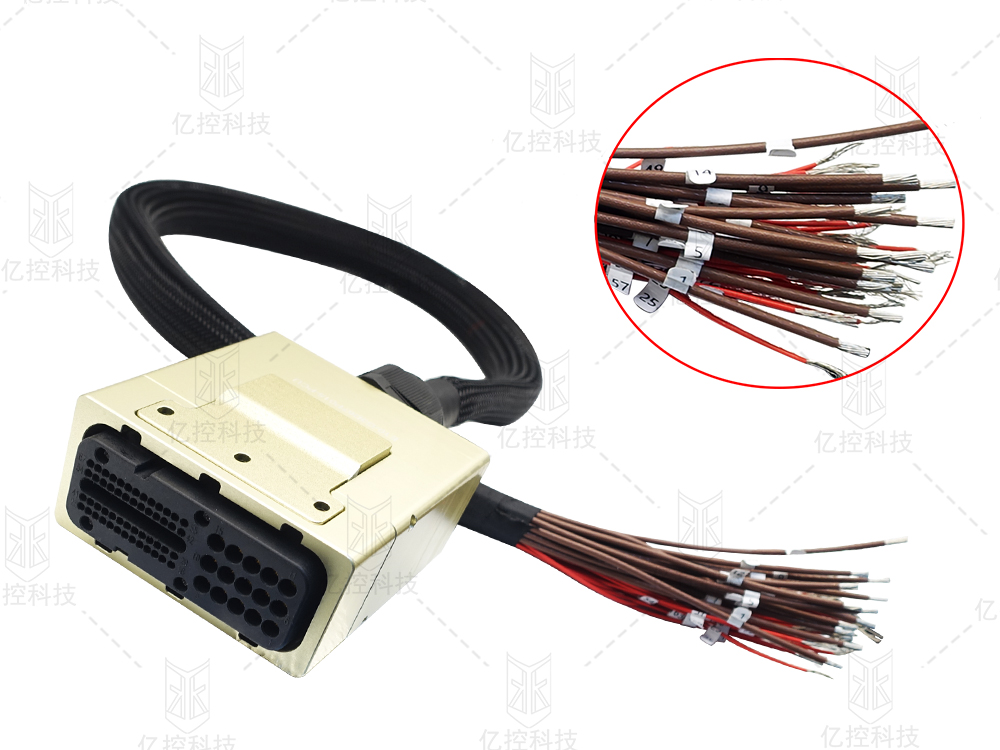 E10系列信号接口电测试连接器，应用于新能源汽车的DCR测试和EOL测试